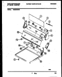 CONSOLE AND CONTROL PARTS Diagram and Parts List for WDE546RBW0  Frigidaire Dryer