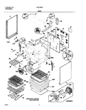 BODY Diagram and Parts List for GLEF396ASD  Frigidaire Range