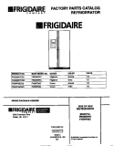 COVER Diagram and Parts List for F45WP26CW0  Frigidaire Refrigerator