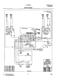 WIRING DIAGRAM Diagram and Parts List for FEF357BBA  Frigidaire Range