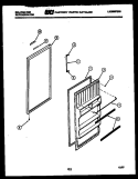 DOOR PARTS Diagram and Parts List for SSX130EM0F  Kelvinator Refrigerator