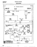 WIRING DIAGRAM Diagram and Parts List for WGF353BAWE  Frigidaire Range