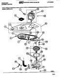 WASHER MOTOR Diagram and Parts List for LCE462LL2  Frigidaire Washer