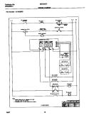 WIRING DIAGRAM Diagram and Parts List for MEF352CFSA  Frigidaire Range