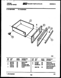 DRAWER PARTS Diagram and Parts List for 31-3979-23-02  Tappan Range