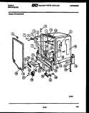 INNER TUB PARTS Diagram and Parts List for SP24C6DWGB  Gibson Dishwasher
