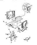 CONTROL PARTS Diagram and Parts List for AH144G2T1  Frigidaire Air Conditioner