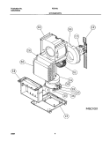 SYSTEM Diagram and Parts List for FDD40J7  Frigidaire Dehumidifier