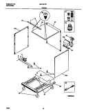 FRAME Diagram and Parts List for MDP531RFR2  Frigidaire Dishwasher