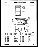 Part Location Diagram of 5303302763 Frigidaire PANEL-WINDOW