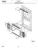 WINDOW MOUNTING PARTS Diagram and Parts List for FAC056W7A7  Frigidaire Air Conditioner
