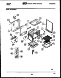 BODY PARTS Diagram and Parts List for 31-2549-23-03  Tappan Range