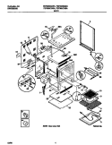 BODY Diagram and Parts List for FEF365CGSA  Frigidaire Range