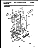 CABINET PARTS Diagram and Parts List for RS229MCD2  Frigidaire Refrigerator