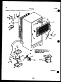 SYSTEM AND AUTOMATIC DEFROST PARTS Diagram and Parts List for TSK150HN0D  Kelvinator Refrigerator