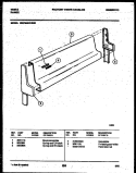 BACKGUARD Diagram and Parts List for 30KPMAWHN1  Tappan Range