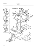 Part Location Diagram of 5303935185 Frigidaire VALVE-TOP BURNER
