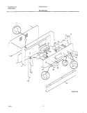 Part Location Diagram of 316062216 Frigidaire PANEL-MANIFOLD