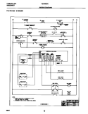 WIRING DIAGRAM Diagram and Parts List for FEF368CCTG  Frigidaire Range