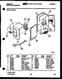 ELECTRICAL PARTS Diagram and Parts List for AR24NS8F7  Frigidaire Air Conditioner