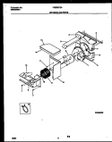 AIR HANDLING PARTS Diagram and Parts List for FAS256T2A1  Frigidaire Air Conditioner