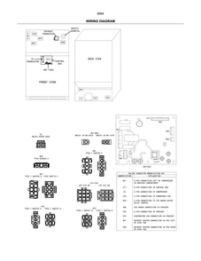 Wiring Diagram Diagram and Parts List for 25360642612  Kenmore Refrigerator
