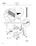 SYSTEM Diagram and Parts List for FFU20FK1CW0  Frigidaire Freezer