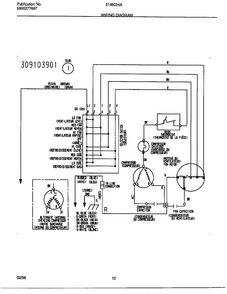 Wiring Diagram Diagram and Parts List for 5148004A  Frigidaire Air Conditioner