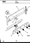 BACKGUARD Diagram and Parts List for 32-1039-23-09  Tappan Range