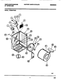CABINET, DRUM, HEAT DUCT Diagram and Parts List for WDG547PBS1  Frigidaire Dryer