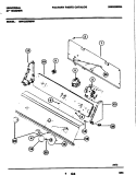 CONTROLS Diagram and Parts List for MWX233MBW1  Frigidaire Washer