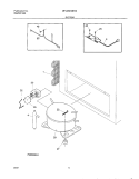 SYSTEM Diagram and Parts List for MFC05M3BW6  Frigidaire Freezer