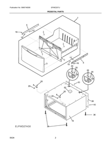Part Location Diagram of 5304537789 Frigidaire Pad Kit, Non-Skid, With Template