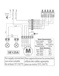 Wirirng Diagram Diagram and Parts List for FHWC3040MSB  Frigidaire Range Hood