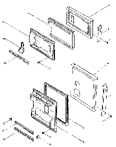 Door Parts Diagram and Parts List for 5648912820  Kenmore Refrigerator