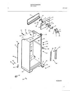 Electrical Equipment Page 5 Diagram and Parts List for 95-1962  Frigidaire Refrigerator