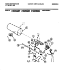 IGNITOR Diagram and Parts List for WDG216RBD1  Frigidaire Dryer