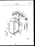 CABINET PARTS Diagram and Parts List for FPW18TPLL1  Frigidaire Refrigerator