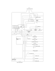 Wiring Schematic Diagram and Parts List for FFHS2322MWB  Frigidaire Refrigerator