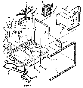 Microwave Parts Diagram and Parts List for 5648755380  Kenmore Microwave