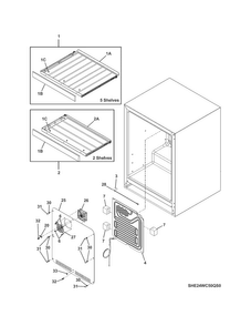 Part Location Diagram of 5304496746 Frigidaire SENSOR
