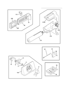 Controls Diagram and Parts List for FPHC2399KF6  Frigidaire Refrigerator