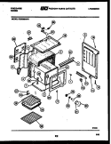 BODY PARTS Diagram and Parts List for RGS36BNW1  Frigidaire Range