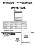 COVER Diagram and Parts List for MEF302PBWD  Uni Range