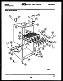 CABINET PARTS Diagram and Parts List for RD11F2WVJB  Gibson Refrigerator