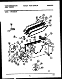CHEST FREEZER PARTS Diagram and Parts List for WFC15M3AW0  Frigidaire Freezer