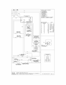 Wiring Diagram Diagram and Parts List for 79040523401  Kenmore Wall Oven