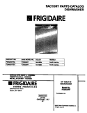 COVER Diagram and Parts List for FDB635RFR3  Frigidaire Dishwasher