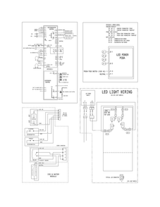 Wiring Diagram Diagram and Parts List for FGHB2846LF3  Frigidaire Refrigerator