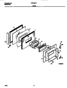 Frigidaire Feb786cete 1 Diagram and Parts List for FEB786CETE V5 Frigidaire Range